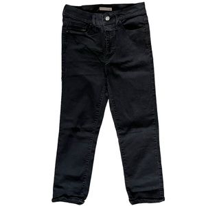 Levi's Black Ankle Crop Jeans